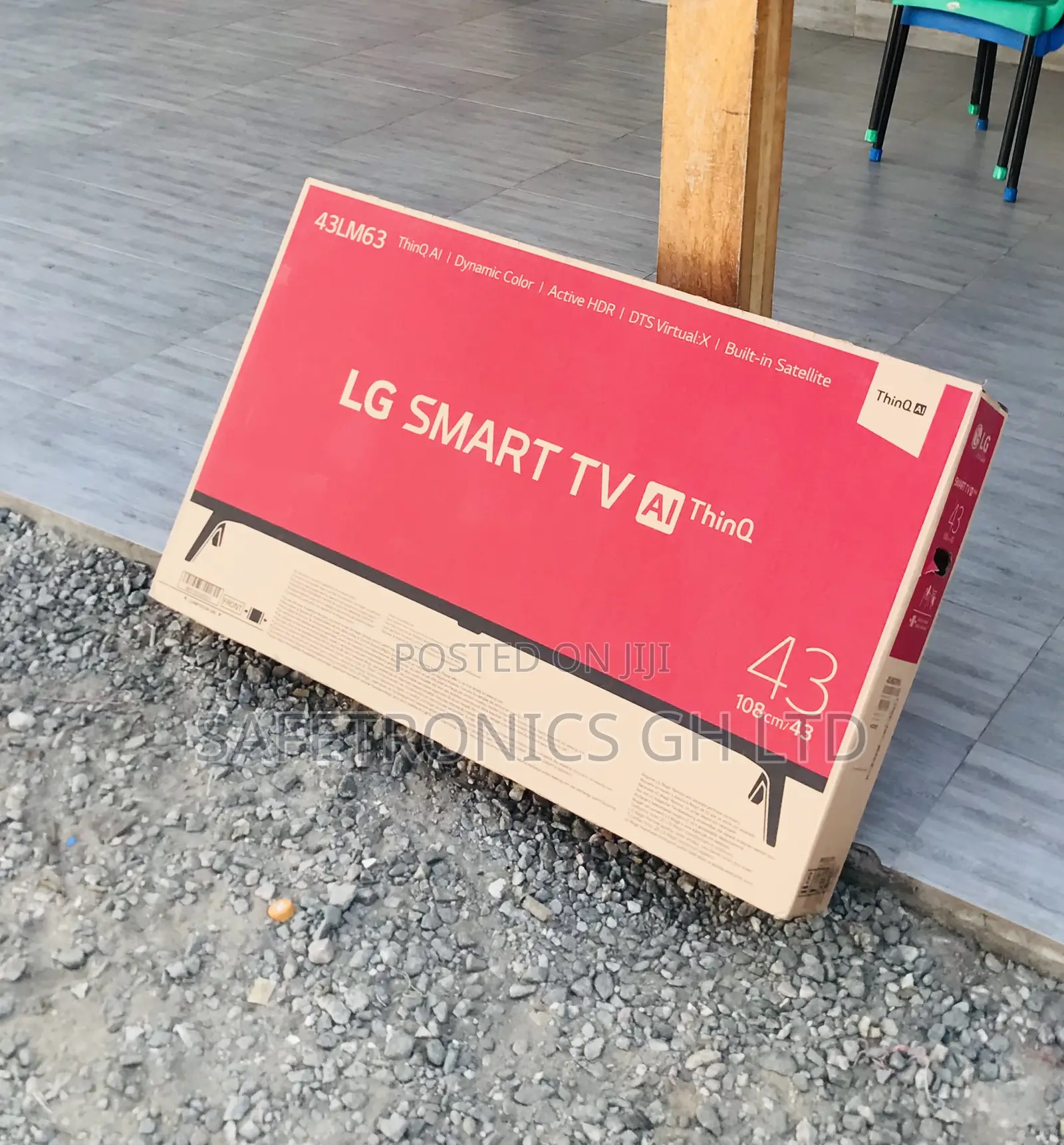 Unique Designed Full HD LM63 43 Inch Led LG (Black) Tv 