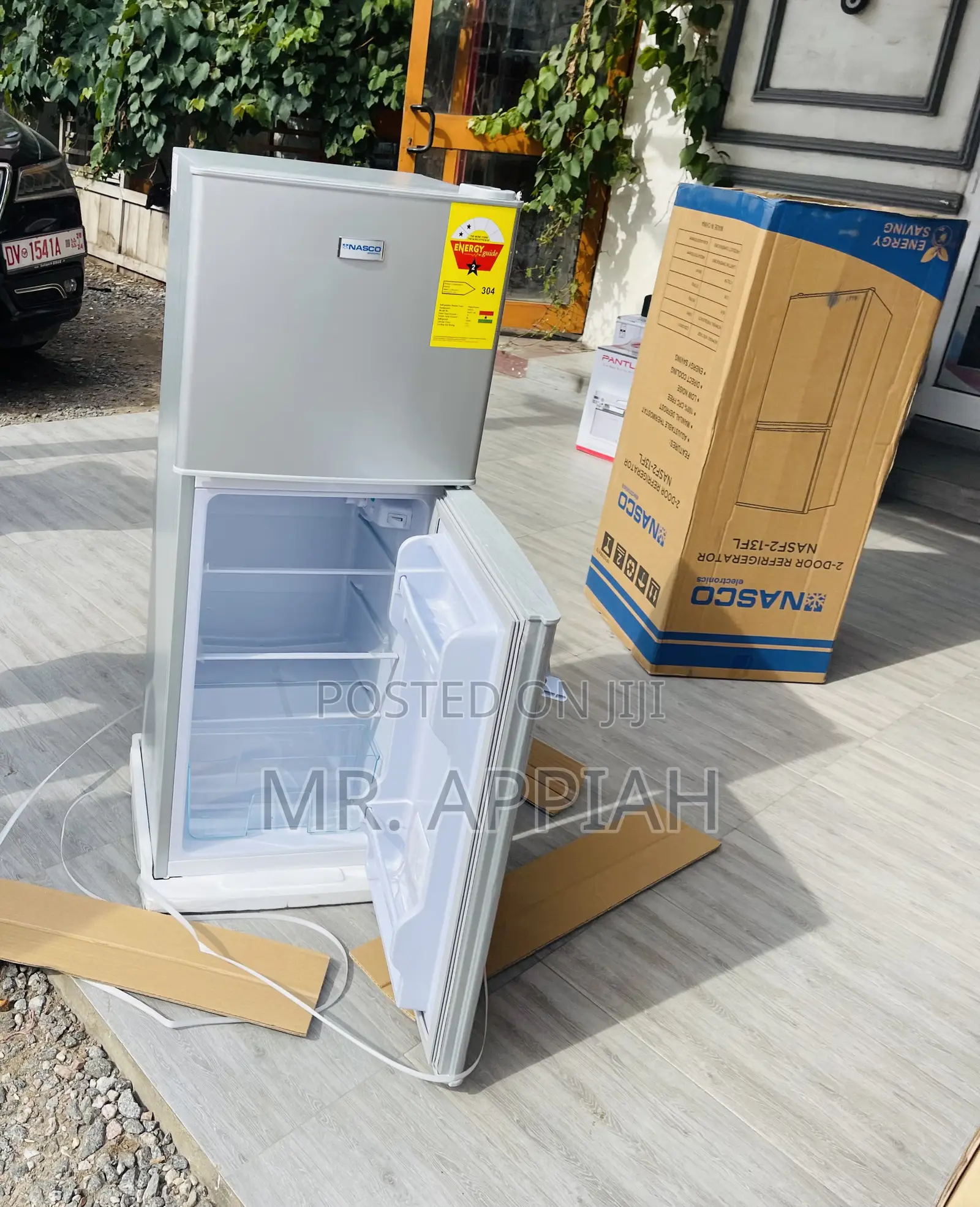 Authentic Reliable NascoNas2-13fl 2 Door Electric Fridge