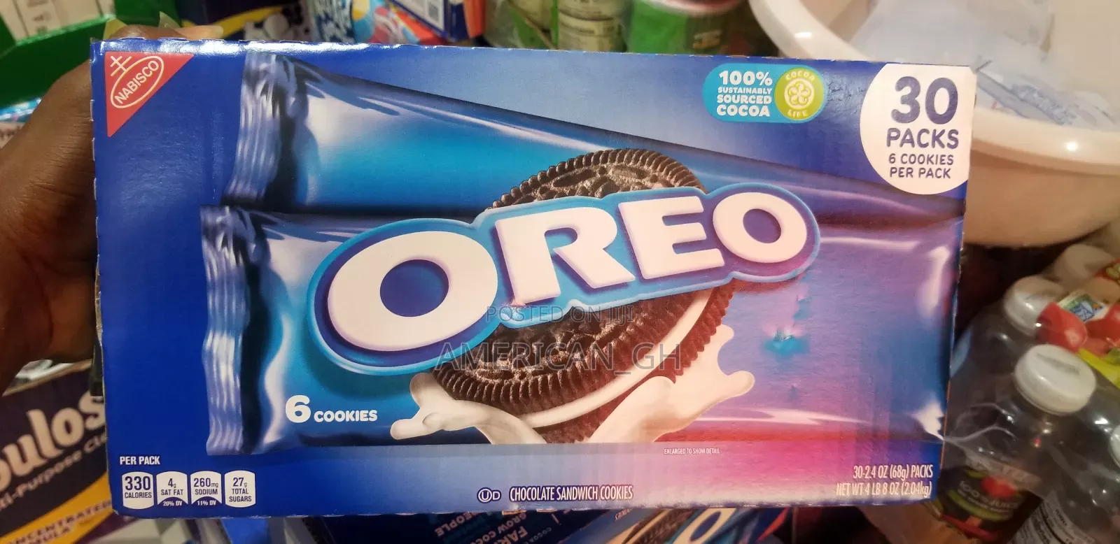 OREO Chocolate Sandwich Cookies - 30 Packs