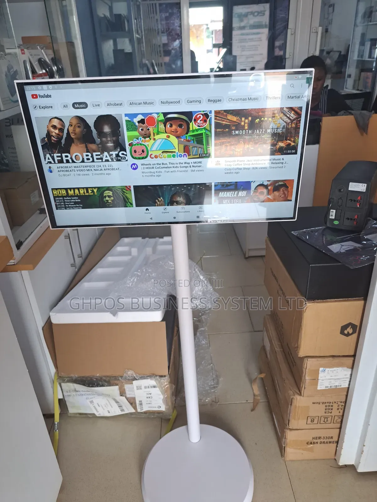Ubero Movable Android Touchscreen Smart Display