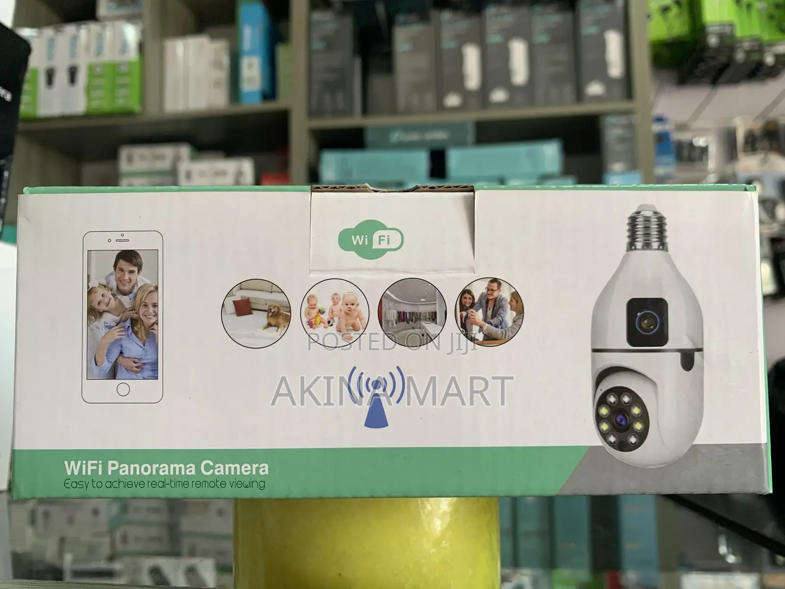 Smart Dual Lens PTZ Bulb Camera Wifi