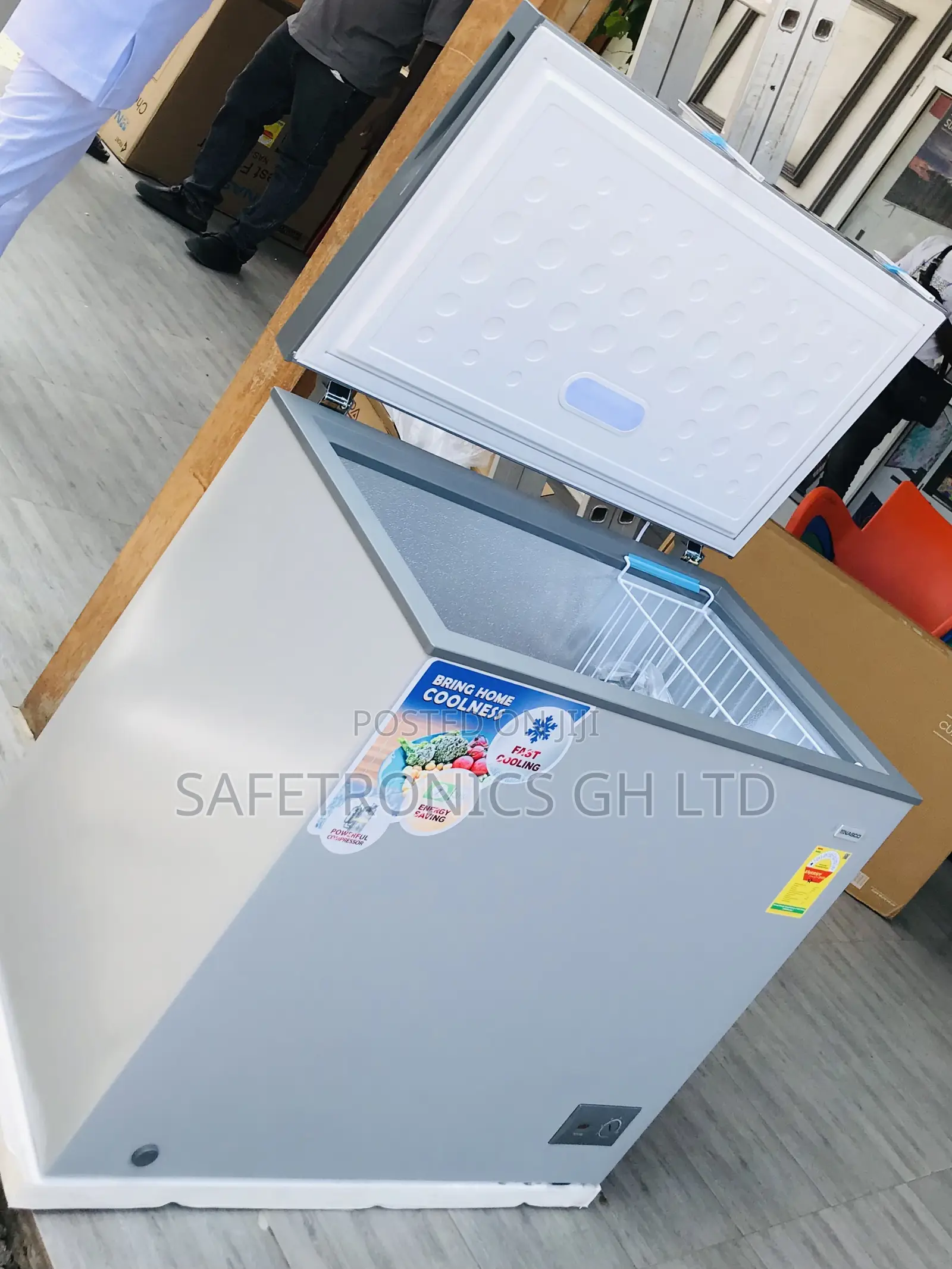 Fast Chiling Nasco / 1 Door Gray Nas 250 200L
