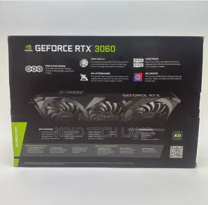 Msi Geforce RTX 3060 12G Oc 12gb Gddr6 Graphics Card