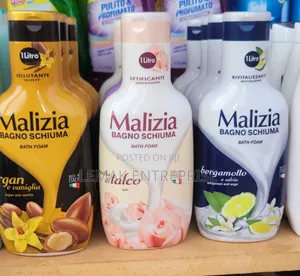 Malizia Shower Gel / Body Wash/Bath Foam From Italy