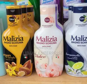 Malizia Shower Gel / Body Wash/Bath Foam From Italy