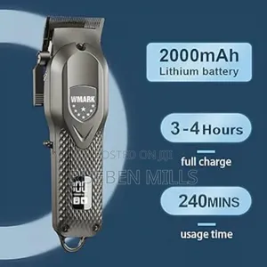 Cordless Wmark Beauty Device Hair Clipper Barbering Machine