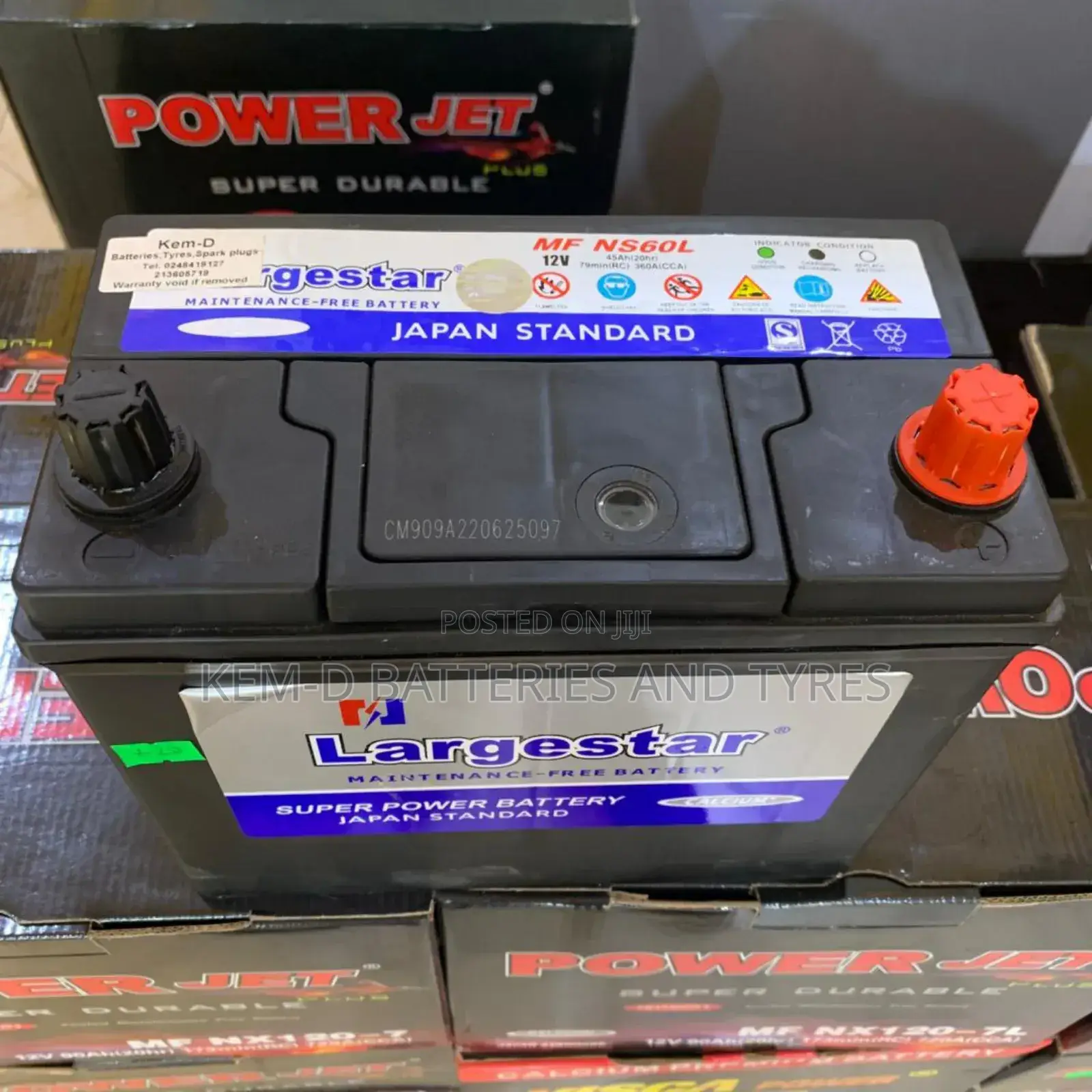 Battery for Honda Cars - Civic CRV Accord HRV City