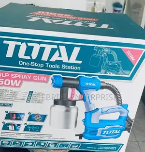 Total 550 Watts HVLP Floor Based Spray Gun With Aluminum Can