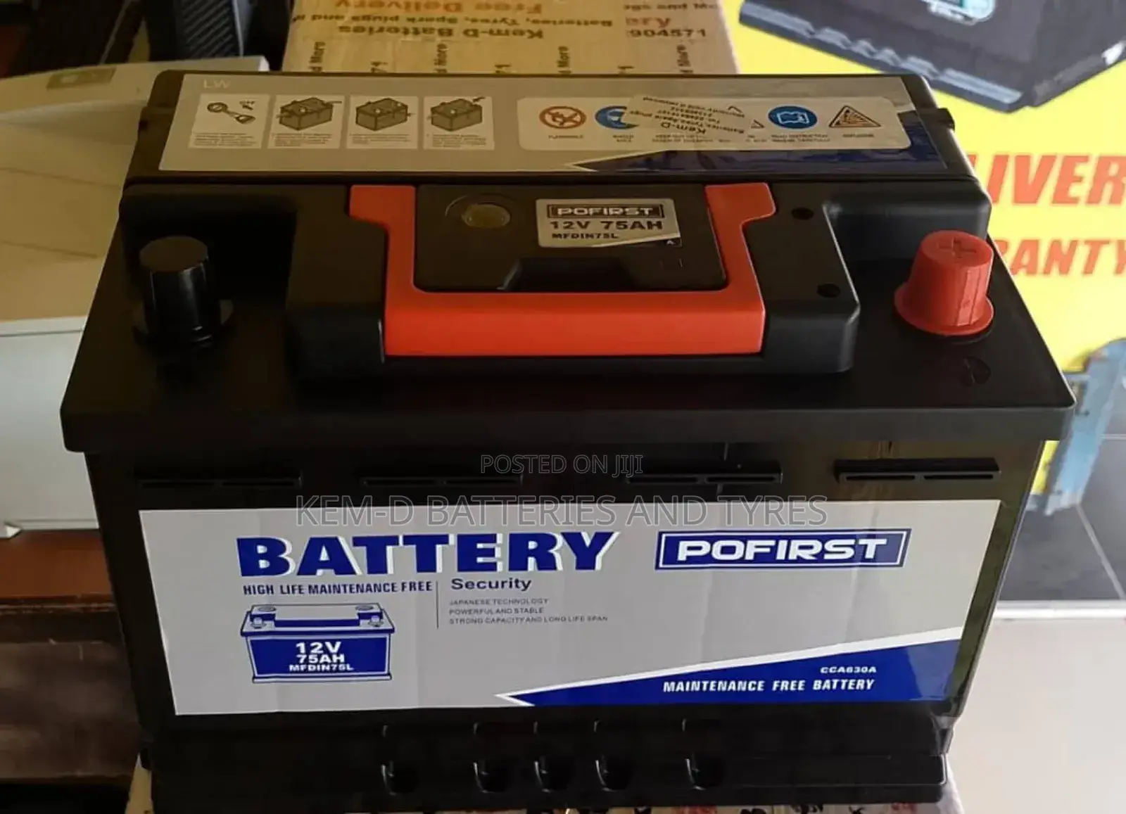 15 Plates Battery - Pofirst - 12v