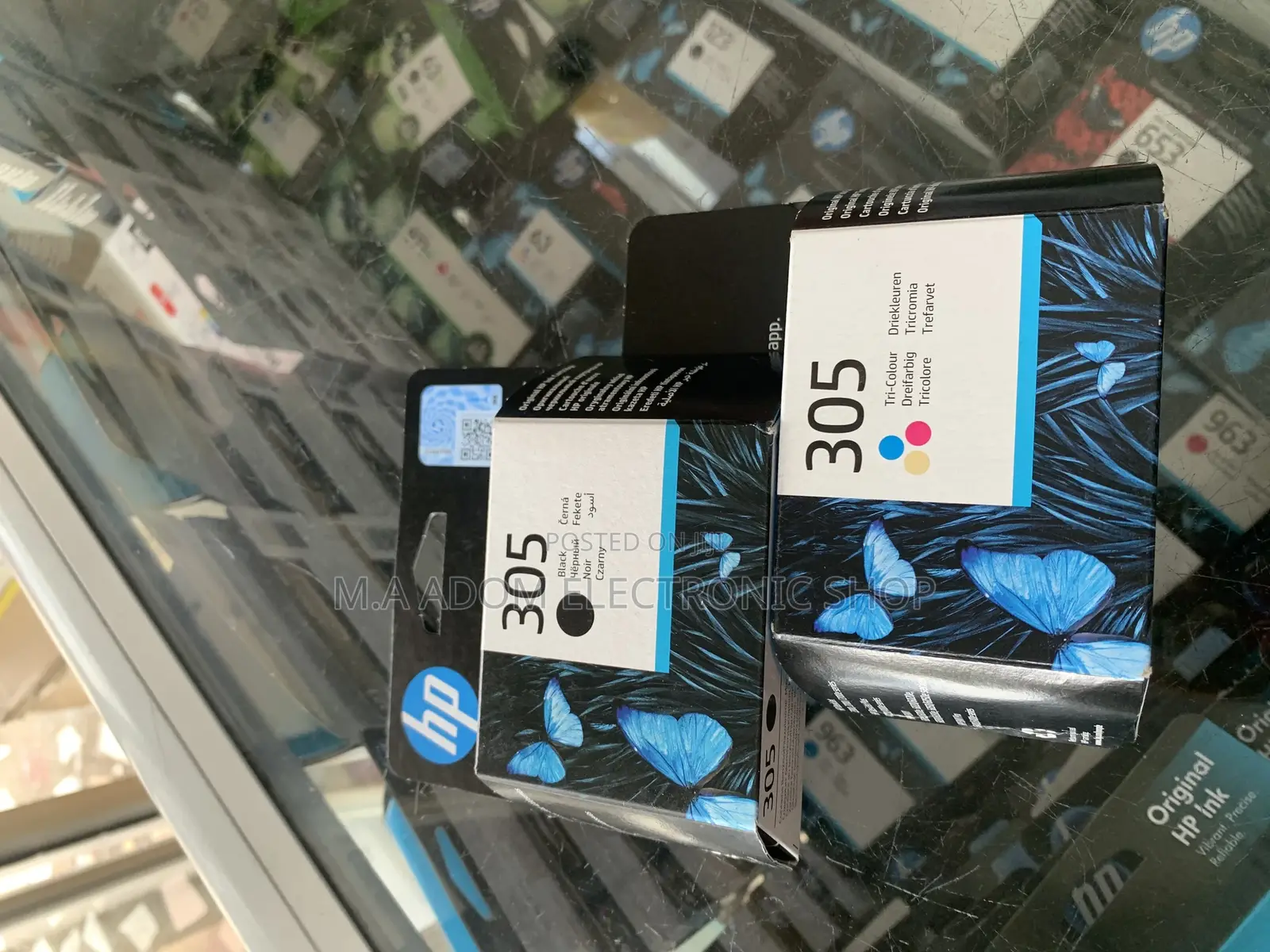 Hp 305 Ink Both Color Black and White