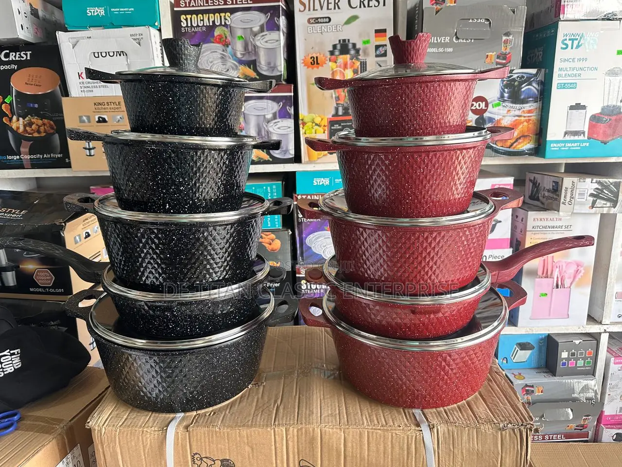 Non Stick Cookware Set - 12 Pieces