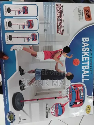 Portable Basketball Rack/Hoop for Kids 