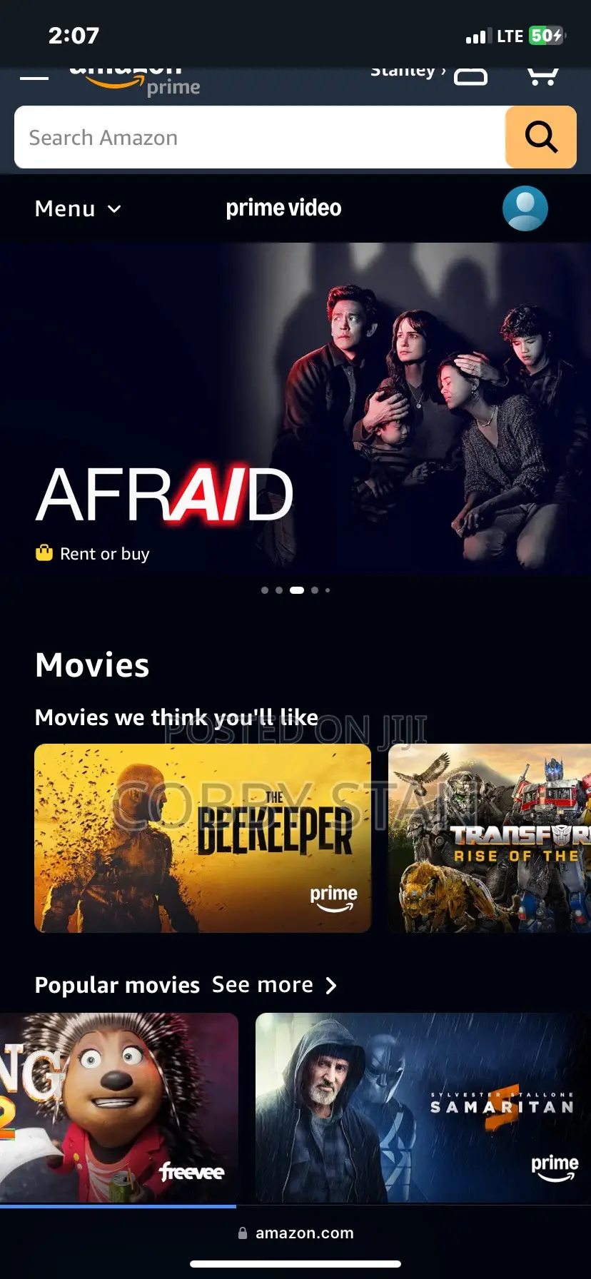 Amazon Prime Video and Netflix Account
