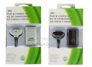 Xbox 360 Rechargeable Battery And Charging Cable
