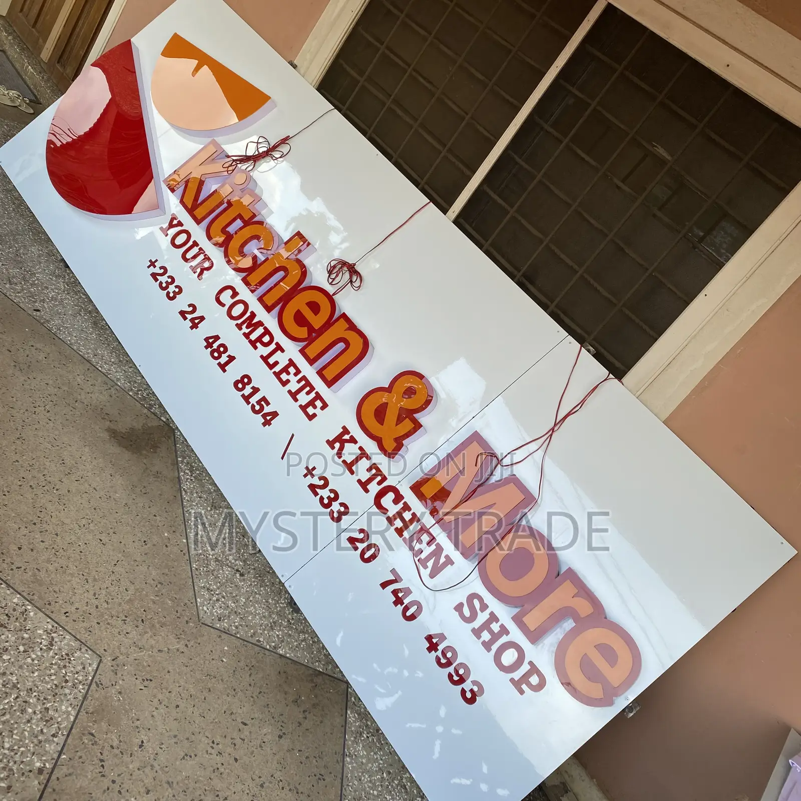 3d Signage(Signboard) for Kitchen More Shop
