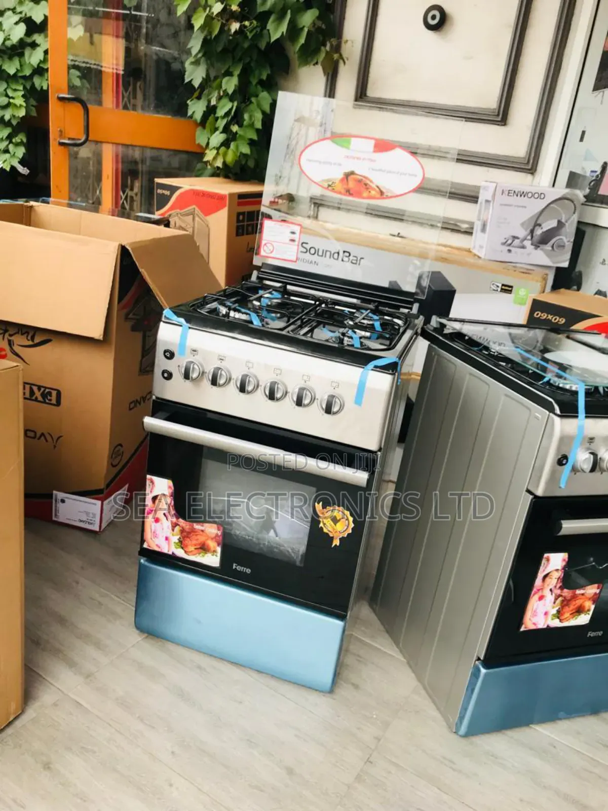 Brand New 60×60 Volcano 4buner With Grill Auto Ignition