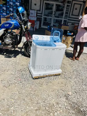 Original and Authentic Nasco 7kg Semi-Auto Washing Machine.