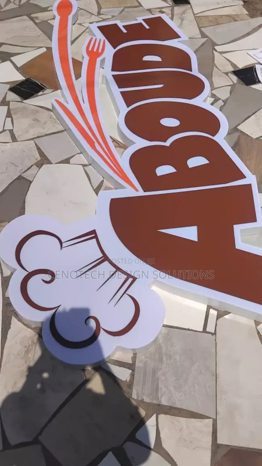 2D 3D Sign Making Installation