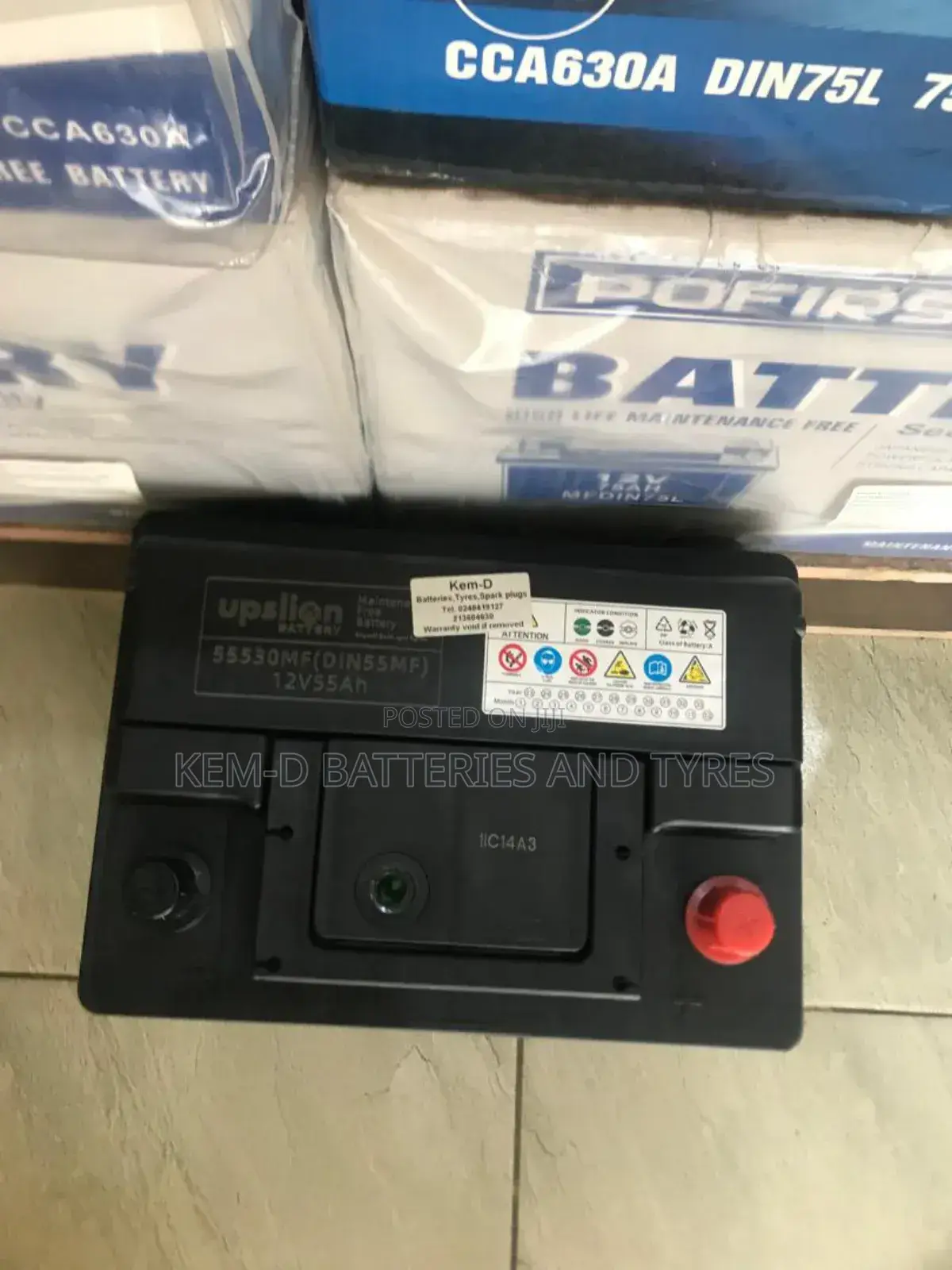 13 Plates Upsilion Battery _ Free Delivery