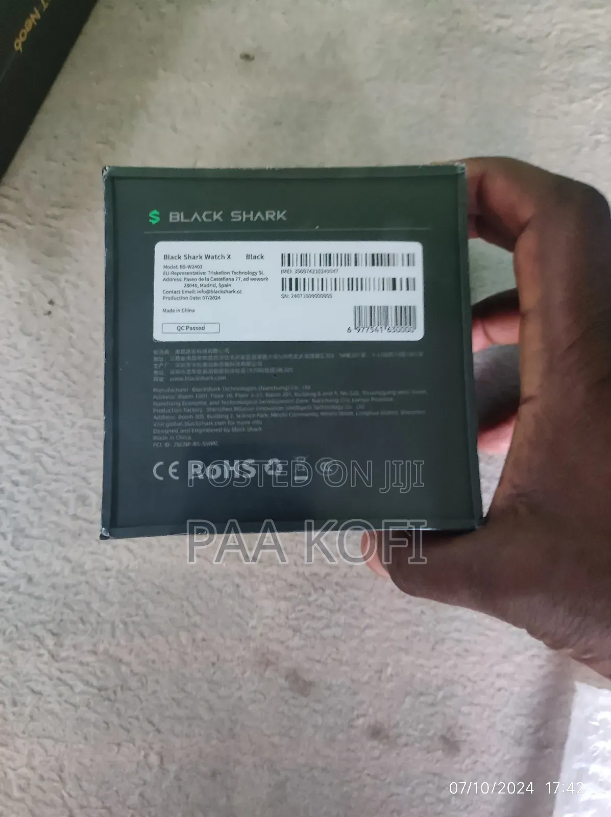 Black Shark Watch X (4G SIM Card)