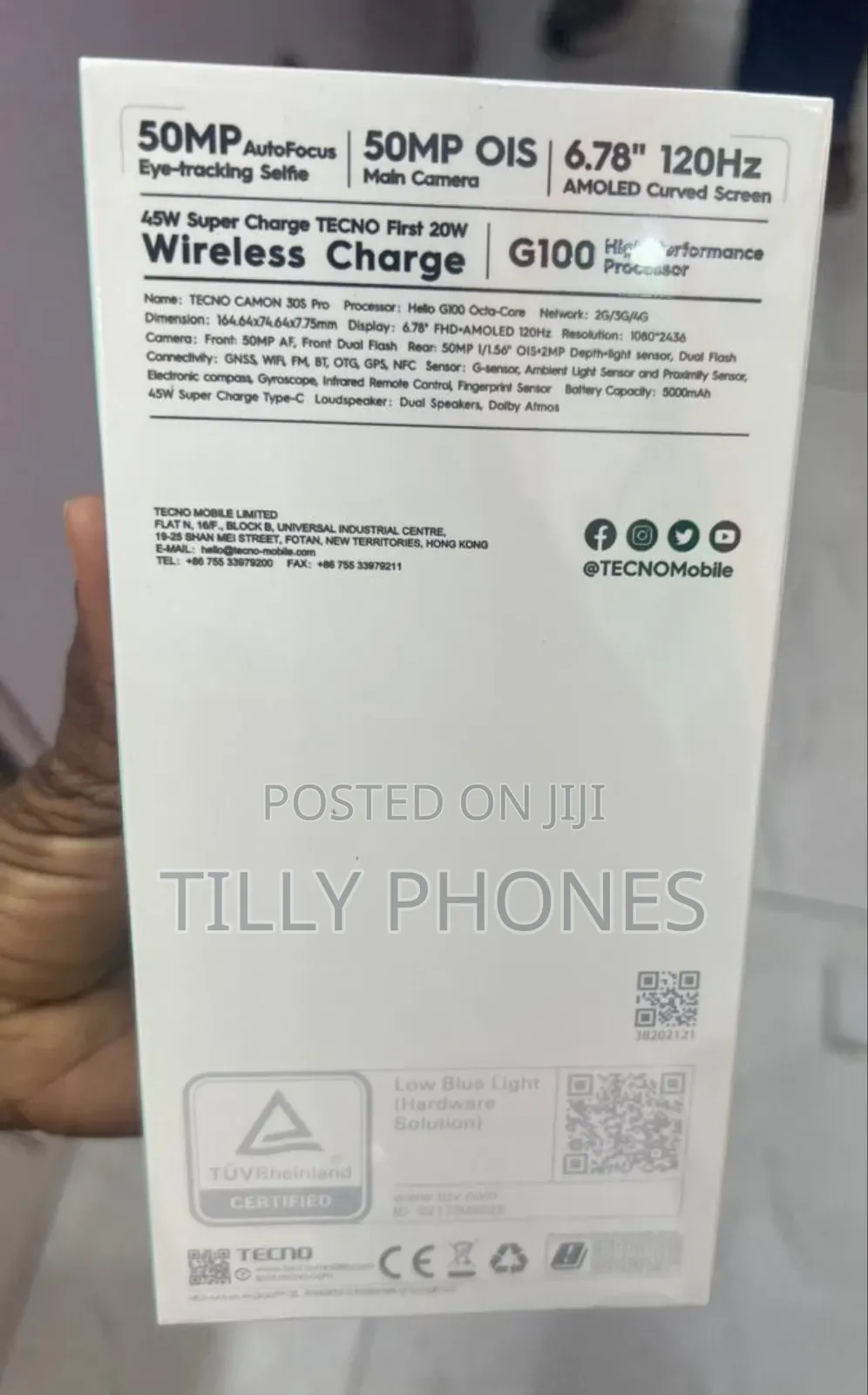 New Tecno Camon 30S Pro 256 GB Green in Circle Mobile Phones, Tilly