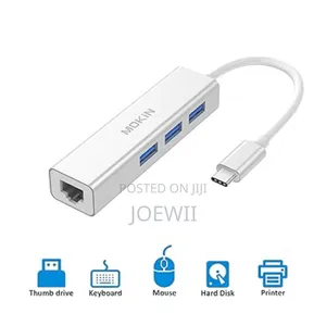 Type C to Lan Wit Multi USB