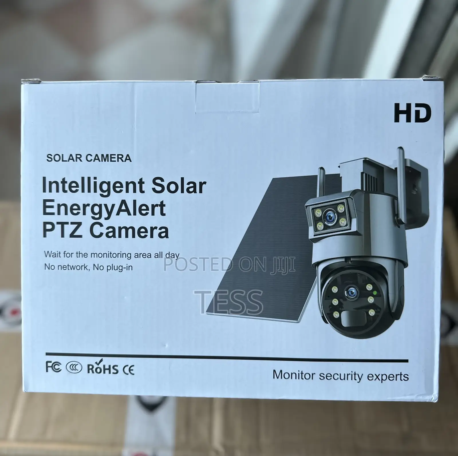 Solar 4g Camera 2way Audio 2mp+2mp Motion Detector Ubox App