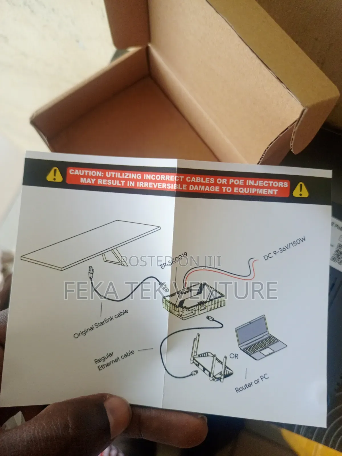 Starlink Gen3 Bypass 2 in 1 Poe Injector - 150w