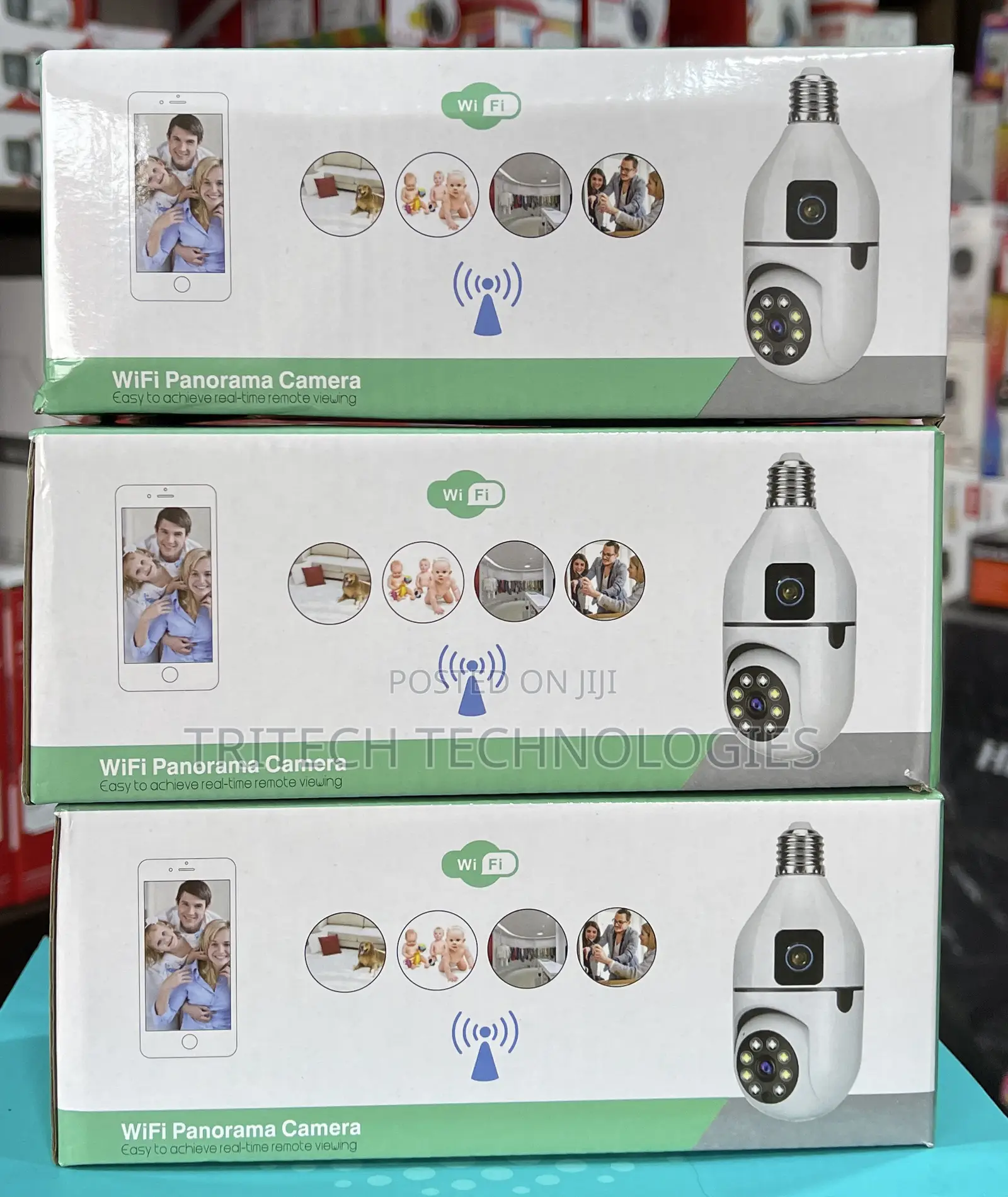 Bulb Camera Dual Lens 2mp (App V380 Pro) in Lapaz Security