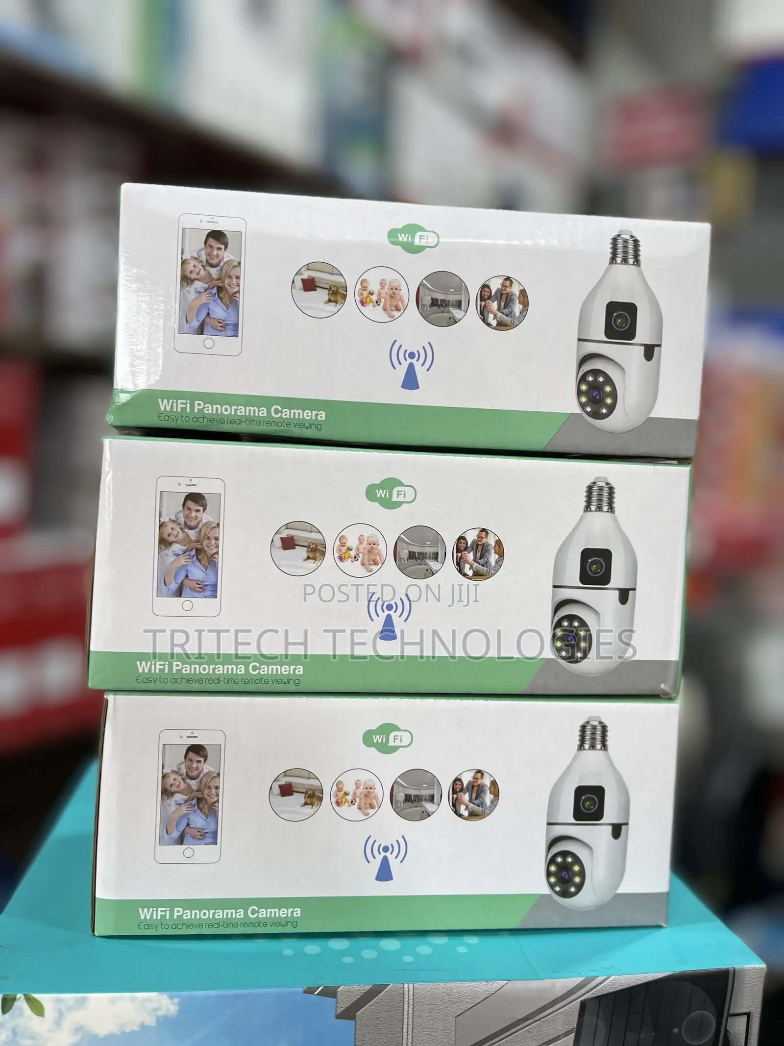 Bulb Camera Dual Lens 2mp (App V380 Pro) in Lapaz Security