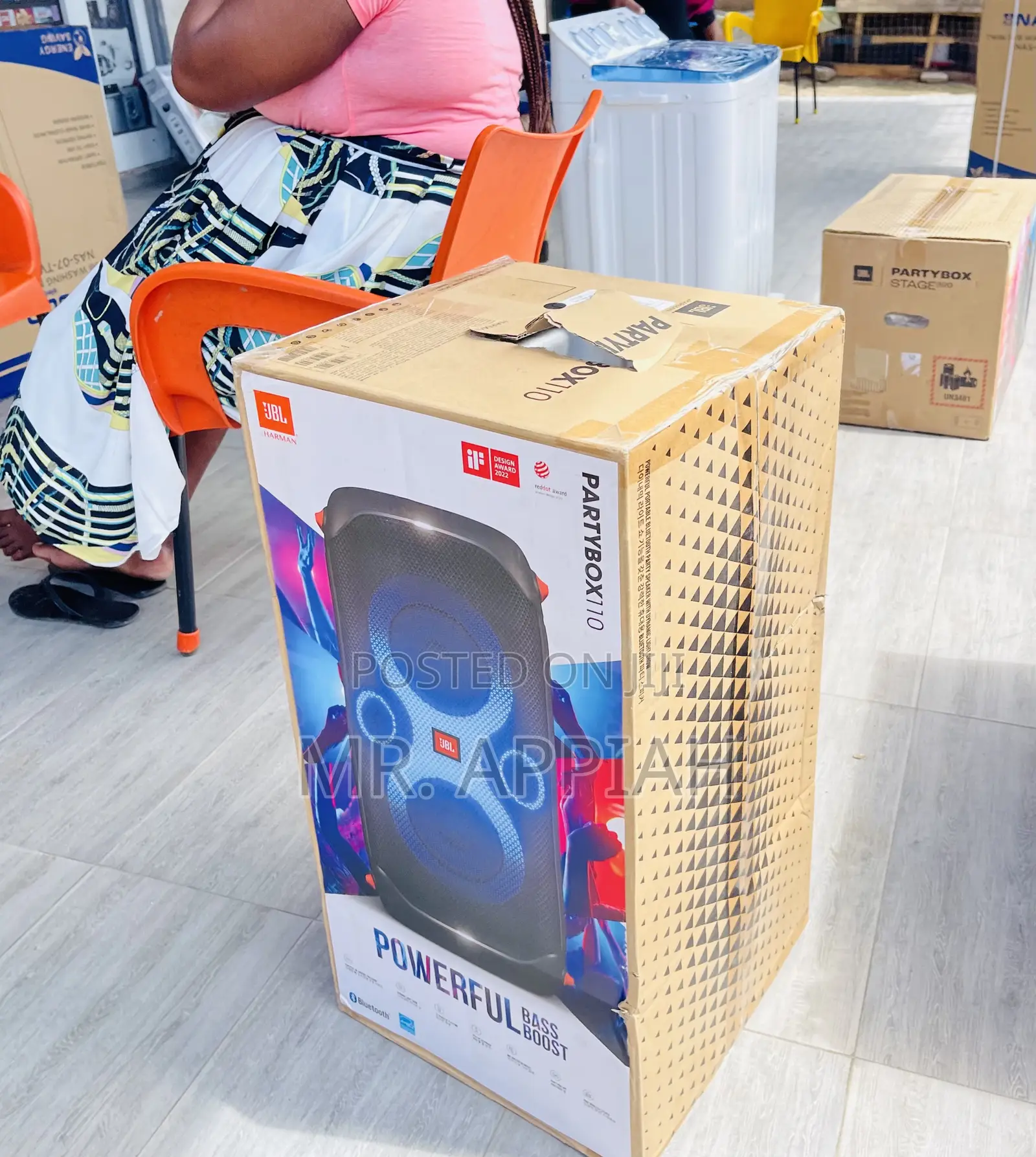 High Quality JBL Party Box 110 Portable Speaker.