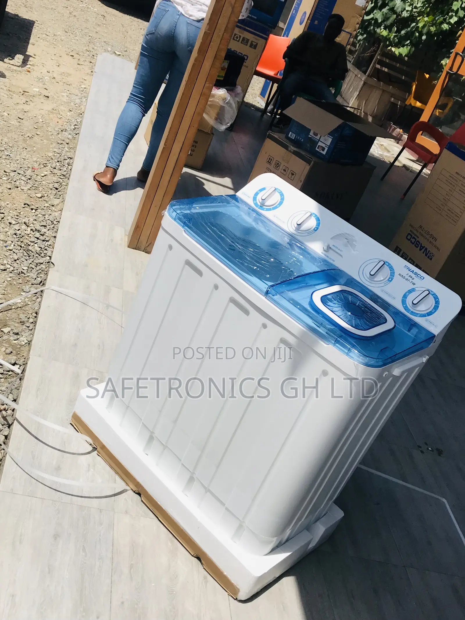 Super Original : Twintub Nasco 7kg Topload Washingmachine