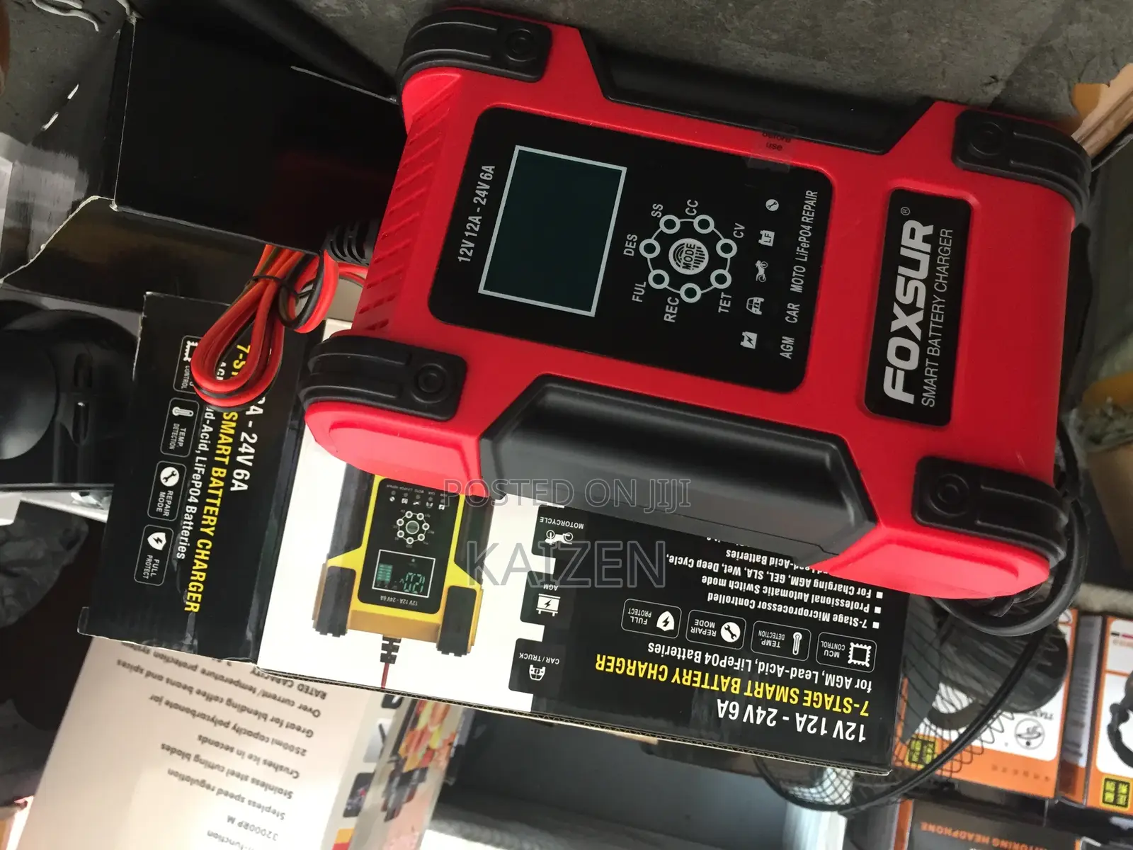 Car Battery Charger (12v 12A - 24v 6A)