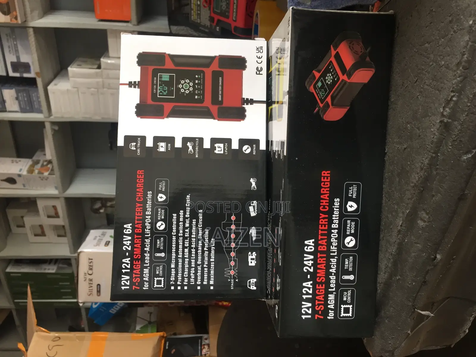 Car Battery Charger (12v 12A - 24v 6A)
