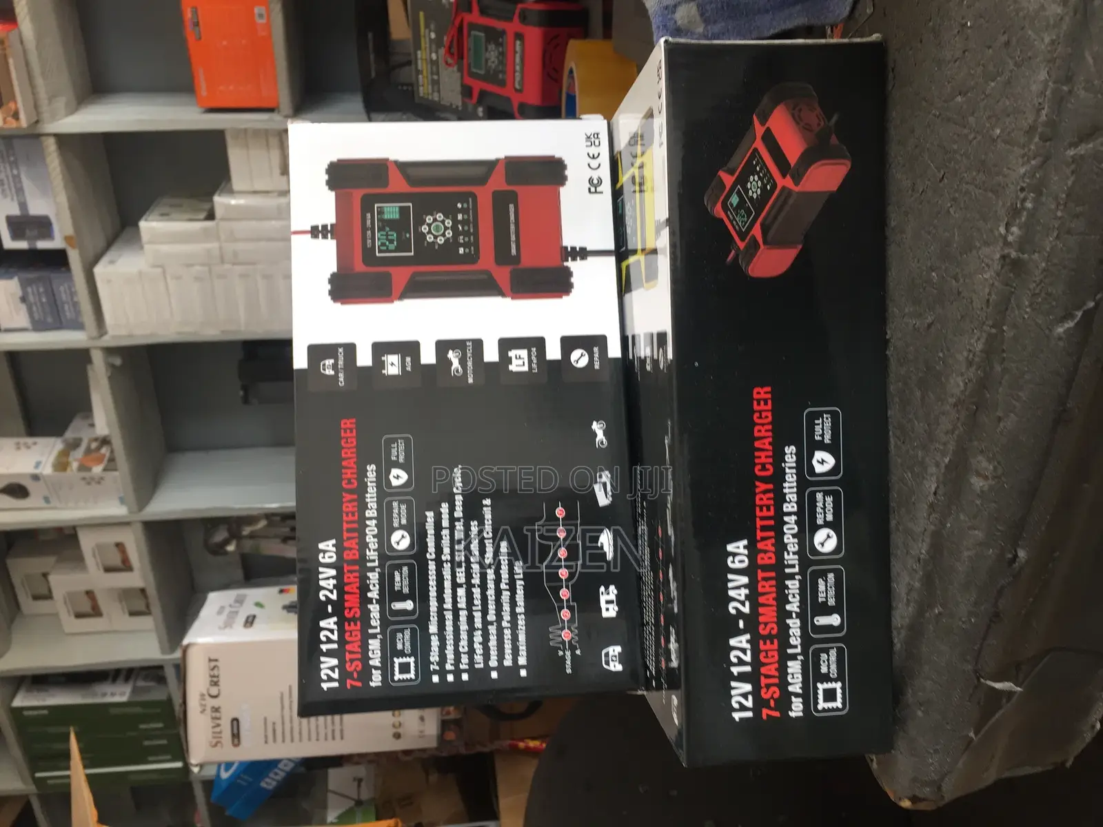 Car Battery Charger (12v 12A - 24v 6A)