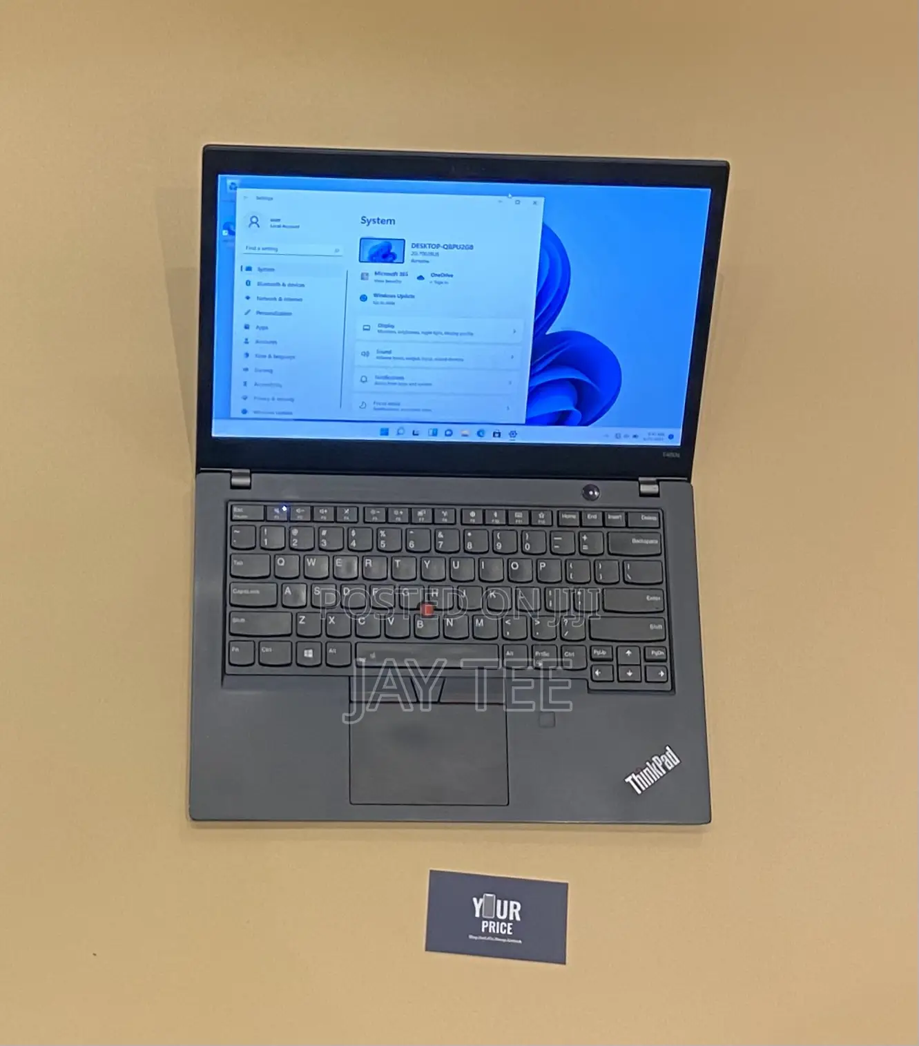 Laptop Lenovo ThinkPad T480s 8GB Intel Core I7 SSD 256GB