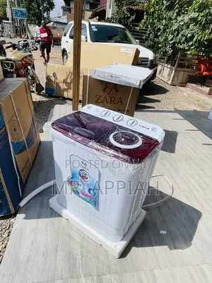 Energy Saving Zara 5kg Semi-Auto Electric Washing Machine.
