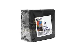 Cocktail Table Napkins Black Small (2400pcs)