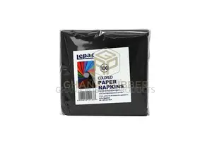 Cocktail Table Napkins Black Small (2400pcs)