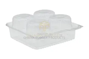 Cupcake Containers for 4 Cupcakes (200pcs)
