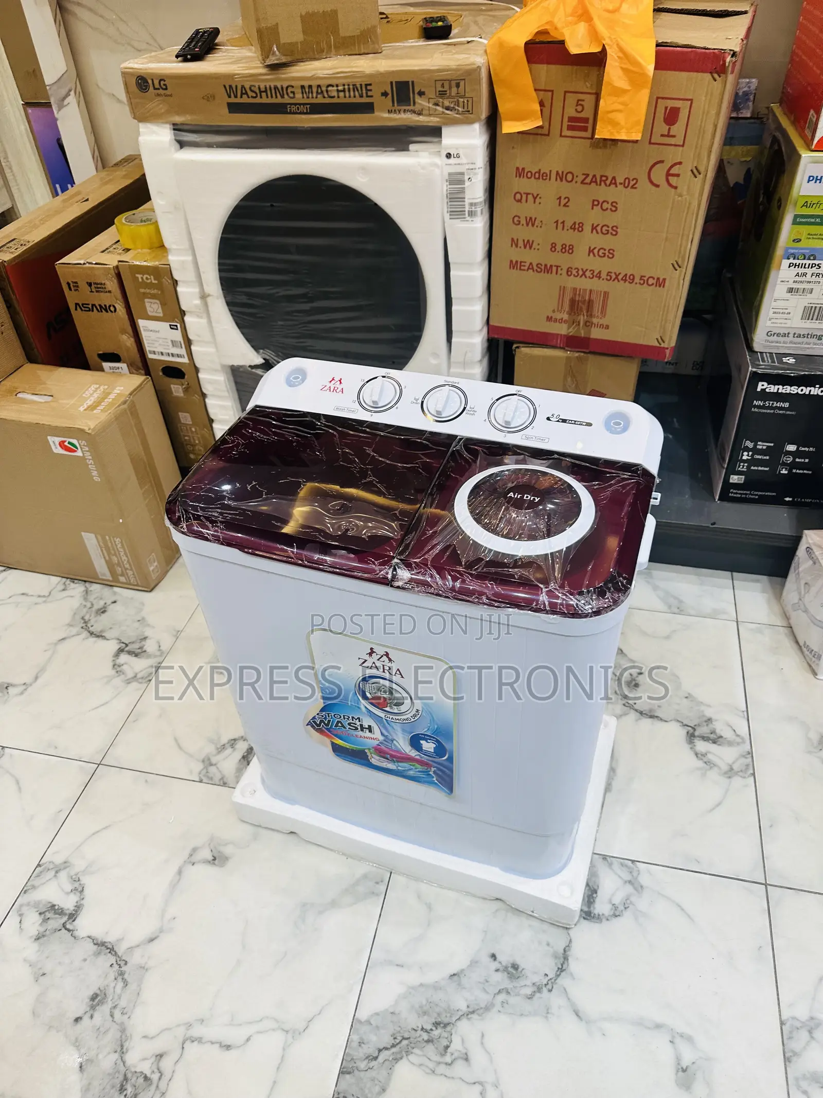 Quick Clean 5kg Topload Washing Machine Zara Twintub