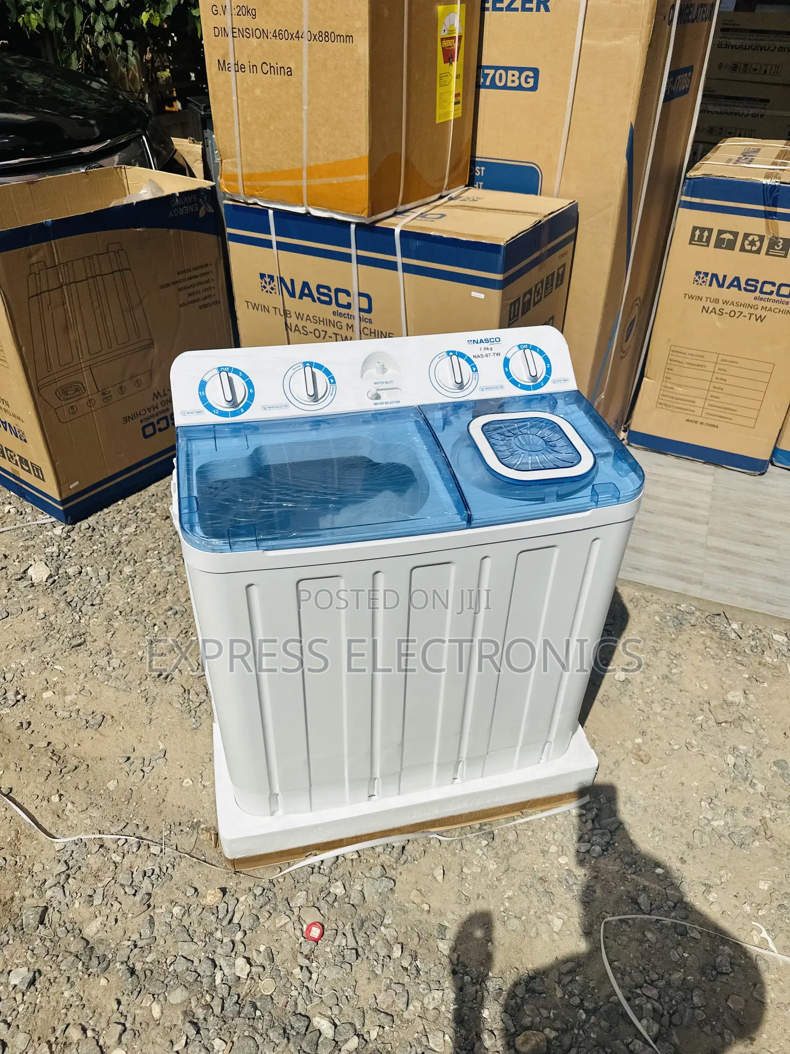 Spin Savvy Washing Machine 7kg Topload Twintub Nasco