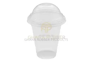 Disposable Plastic Cups 350cc + Domed Lids (1500pcs)