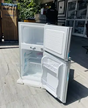 Uniquely Designed Galaxy 2 Door Table Top Fridge 