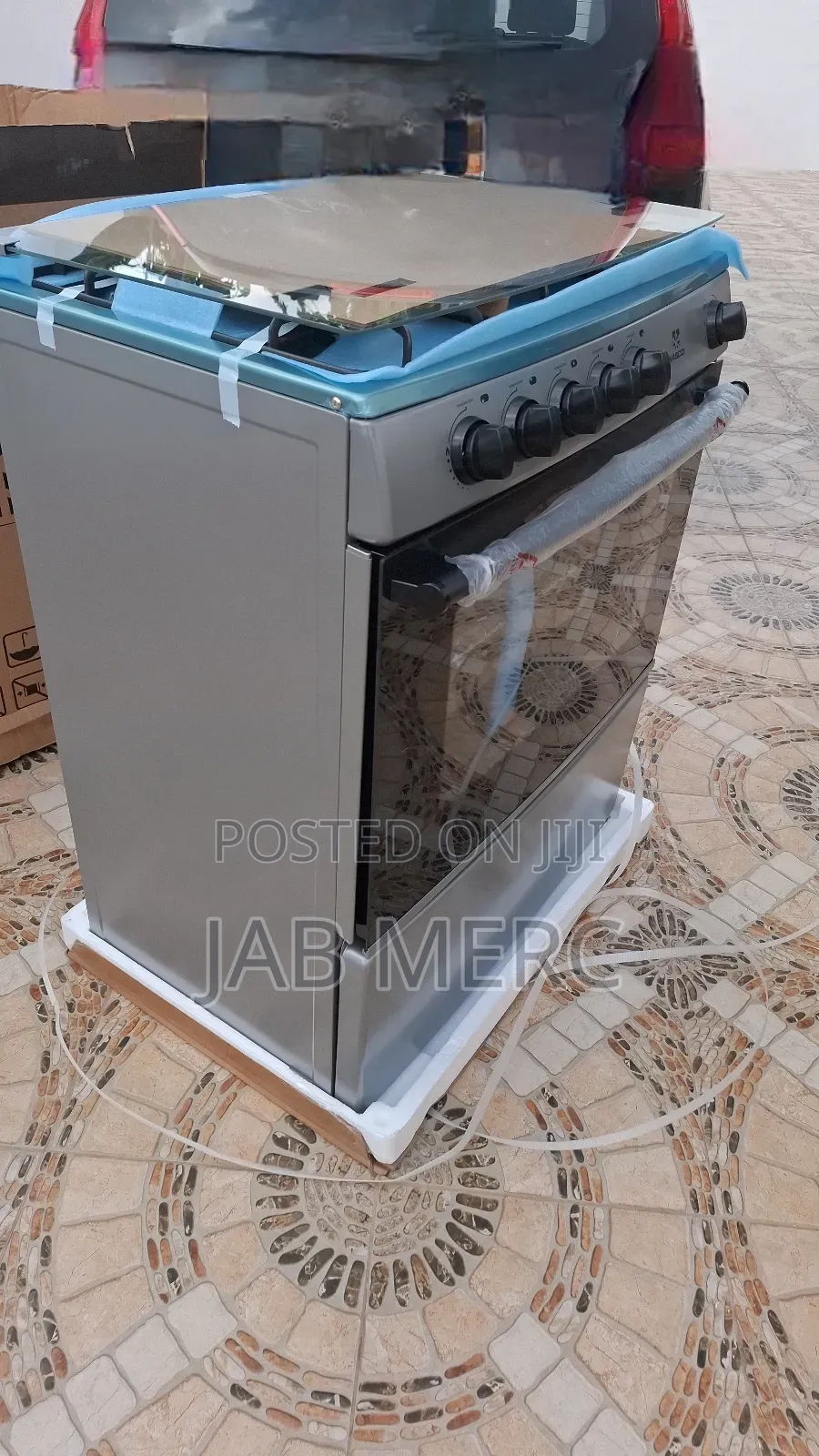 Discount 76x60cm Gas Cooker With Gas Oven and Grill 5 Burner