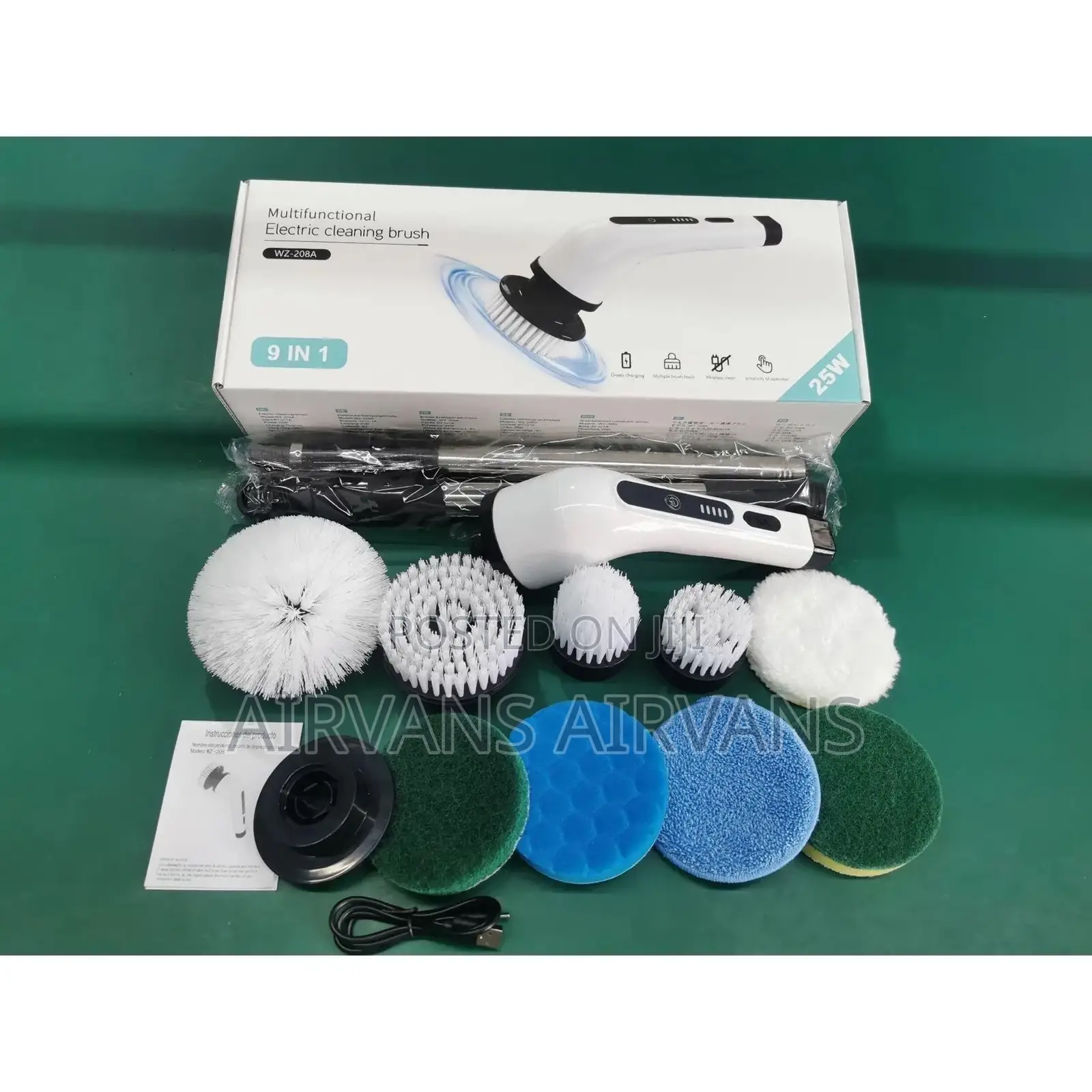 Multifunctional Cordless Electric Cleaning Scrubber(9 in 1)