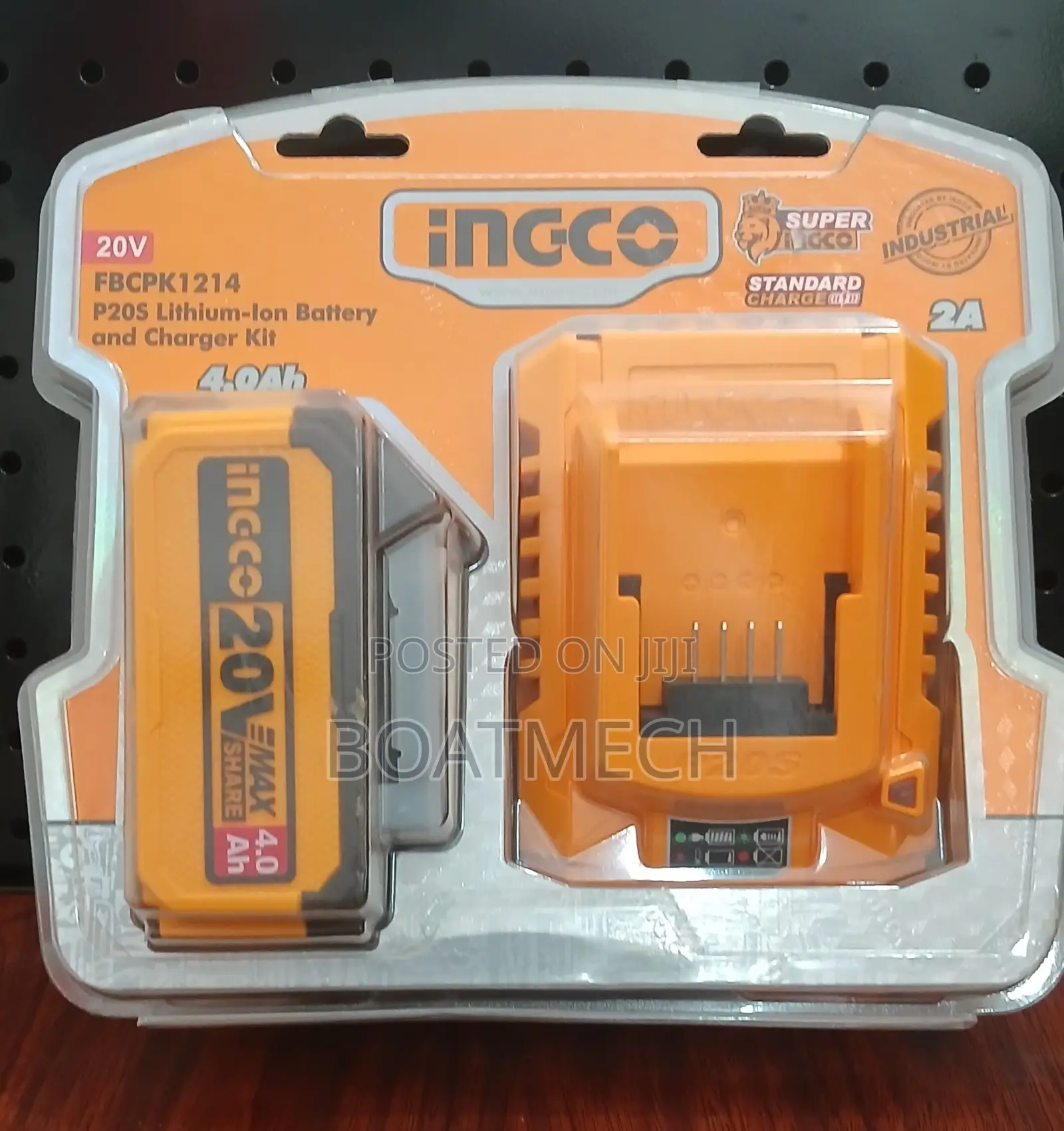 Ingco Lithium-Ion Battery and Charger Kit