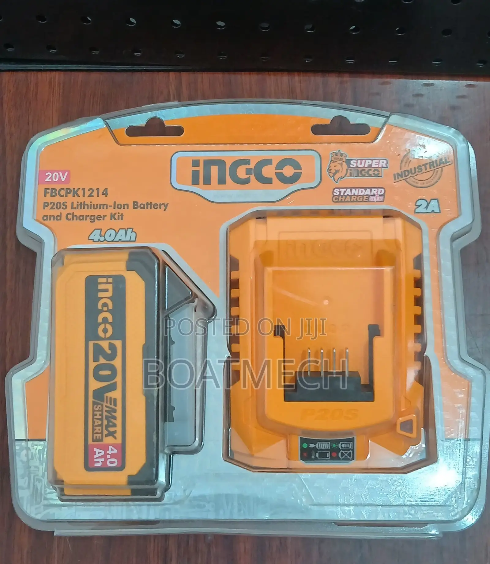 Ingco Lithium-Ion Battery and Charger Kit
