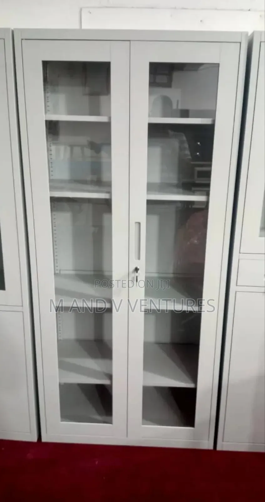 Glass Office Cabinet