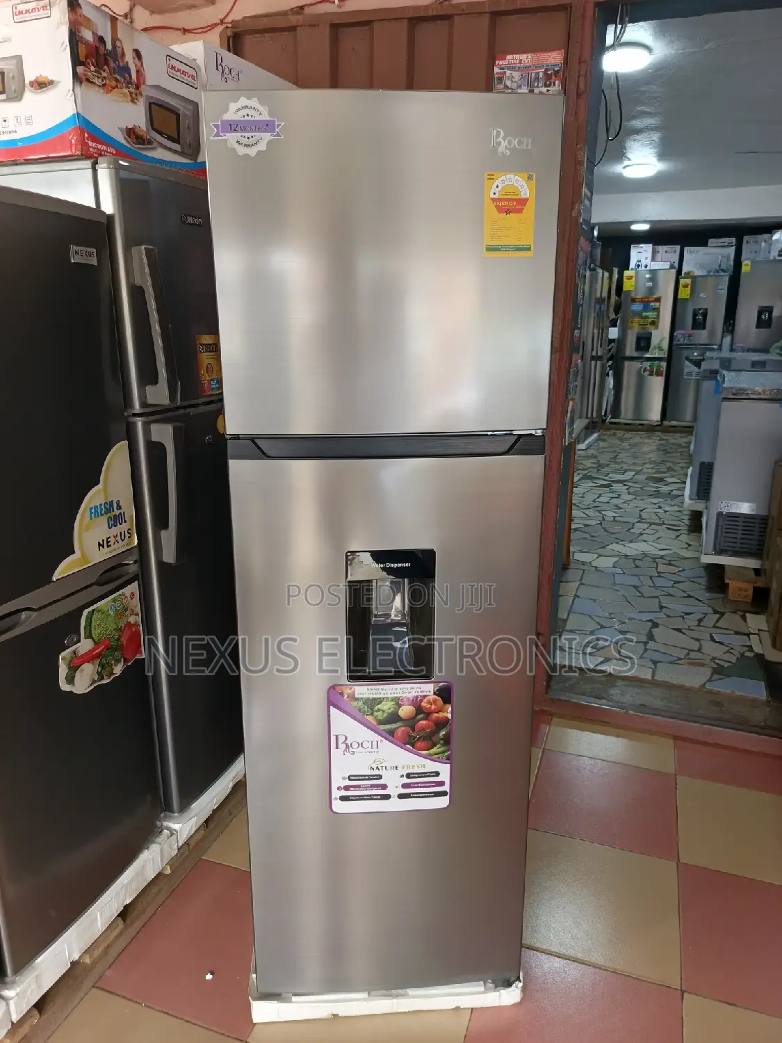 Brand New Roch 247ltrs Frost Free Water Dispenser Fridge